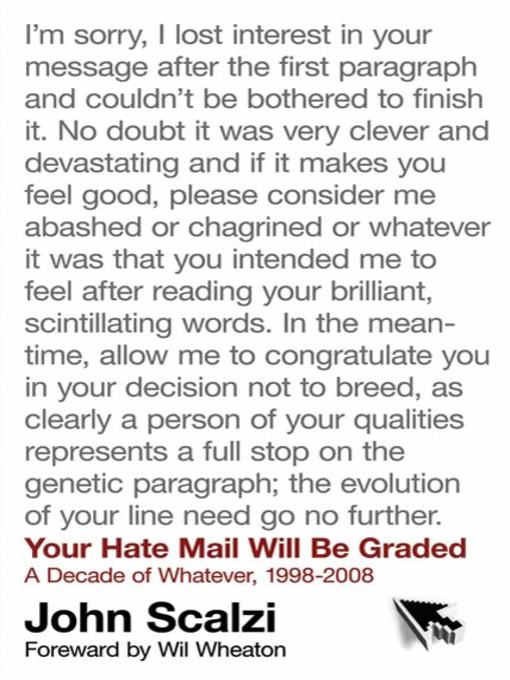 Title details for Your Hate Mail Will Be Graded by John Scalzi - Wait list